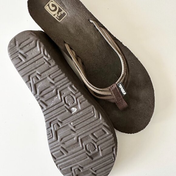 TEVA Mush brown platform sandal - Picture 2 of 4
